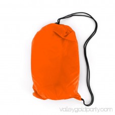 Portable Outdoor Lazy Inflatable Couch Air Sleeping Sofa Lounger Bag Camping Bed (Orange)